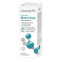 MINERALS70 Mineral drops 100% koncentrát 50 ml