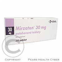 MIRZATEN 30 MG  30X30MG Potahované tablety