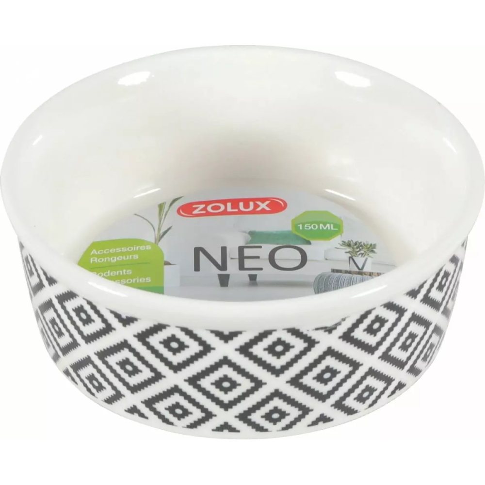 E-shop ZOLUX Neo miska keramická hlodavec bílá 150 ml