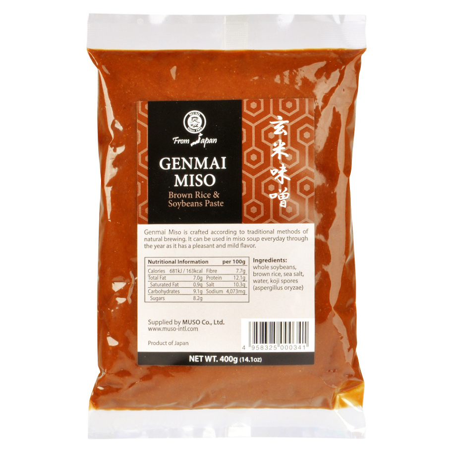 MUSO Miso genmai hnědá rýže 400 g