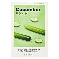 MISSHA Airy fit sheet mask cucumber plátýnková maska 19 g
