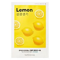 MISSHA Airy fit sheet mask lemon plátýnková maska 19 g