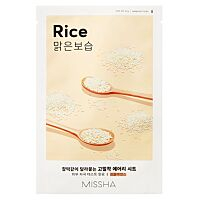MISSHA Airy fit sheet mask rice plátýnková maska 19 g