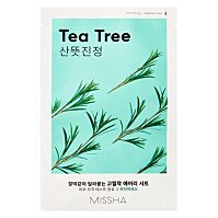 MISSHA Airy fit sheet mask tea tree plátýnková maska 19 g