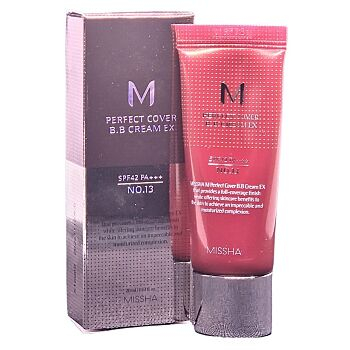 MISSHA M Perfect cover BB krém EX SPF42/PA+++ odstín č.13 20 ml (Korejské tónovací přípravky) - Krycí, Ochranný faktor