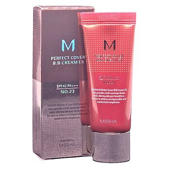MISSHA M Perfect cover BB krém EX SPF42/PA+++ odstín č.23 20 ml (Korejské tónovací přípravky) - Hydratační, Krycí, Ochranný faktor