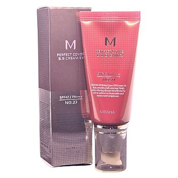 MISSHA M Perfect cover BB krém EX SPF42/PA+++ odstín č.27 50 ml (Korejské tónovací přípravky) - Hydratační, Krycí, Ochranný faktor
