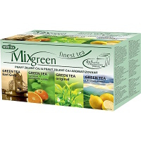 MIX GREEN Zelený čaj & zelený čaj aromatizovaný 20 sáčků