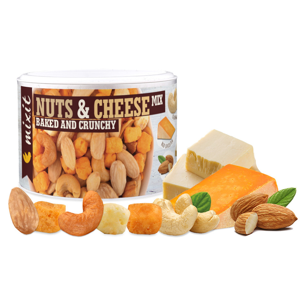 E-shop MIXIT Mix pražených ořechů a křupavých sýrů 120 g