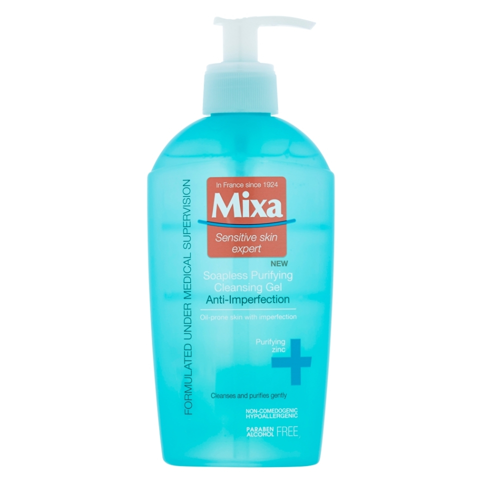 E-shop MIXA Clean čistící pleťový gel 200 ml