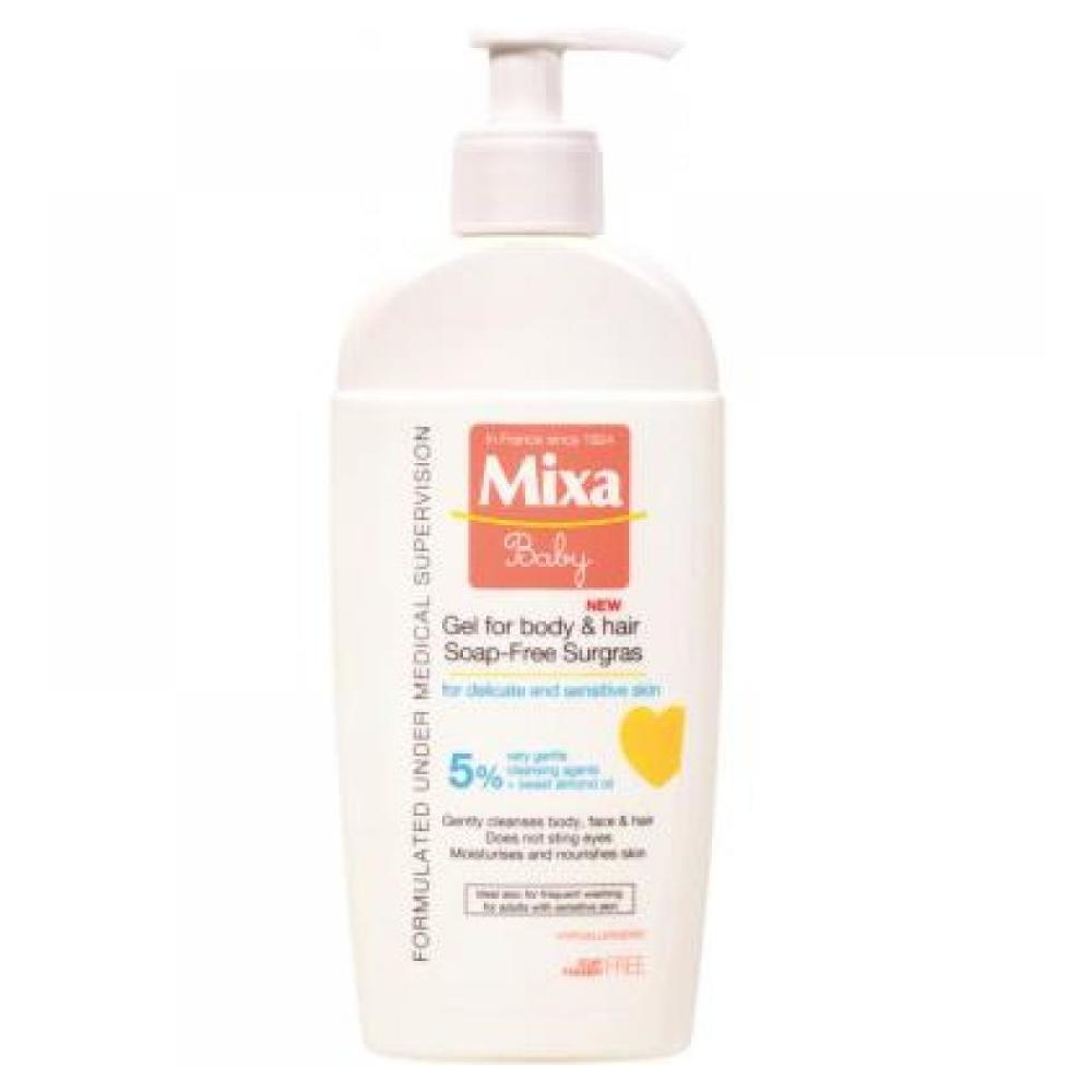 MIXA Baby mycí gel 2v1 na tělo a vlásky 250 ml