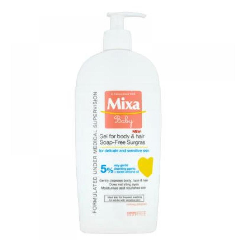 E-shop MIXA Baby mycí gel 2v1 na tělo a vlásky 400 ml