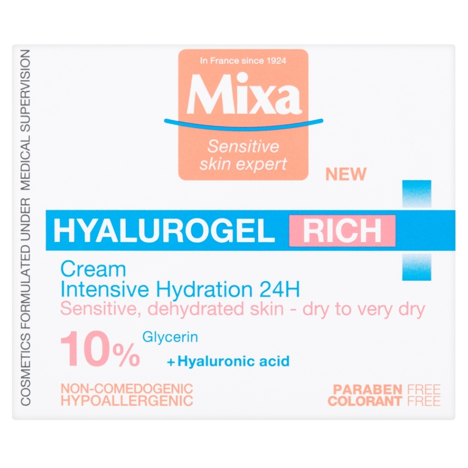 E-shop MIXA Hyalurogel Rich pleťový krém 50 ml
