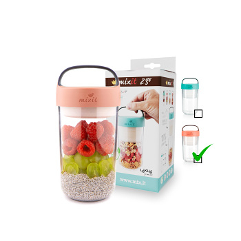 MIXIT 2go svačinový box lososový (Boxy na jídlo)