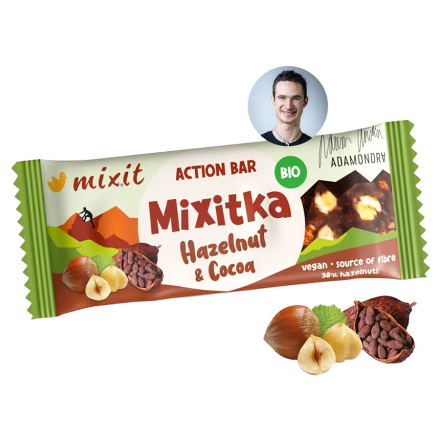 MIXIT Action mixitka Adama Ondry lískový oříšek a kakao BIO 34 g