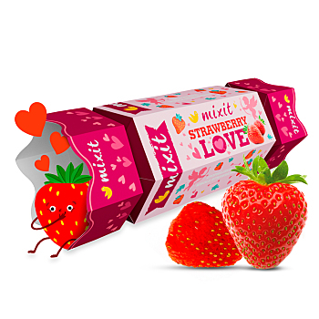 MIXIT Bonbón celé křupavé jahody 90 g (Sušené jahody) - Jednosložkové