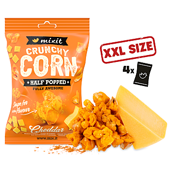 MIXIT Crunchy corn cheddar 175 g (Zdravé křupky) - Slané