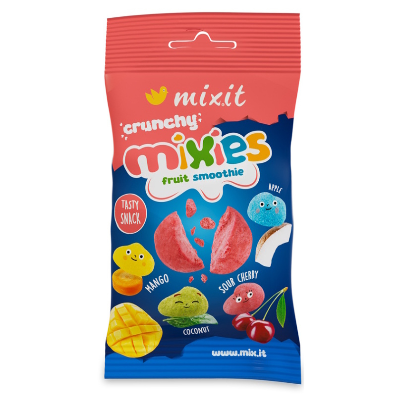 E-shop MIXIT Crunchy Mixies křupavý ovocný smoothie snack 20 g