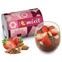 MIXIT Fitness chia puding protein a jahoda 400 g