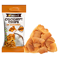 MIXIT Kokosové chipsy karamel 45 g