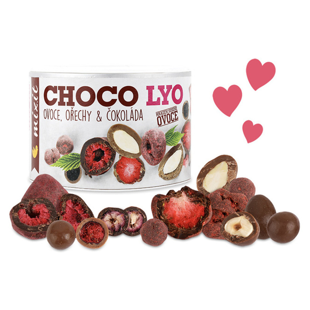 E-shop MIXIT Křupavé ovoce a ořechy v čokoládě 180 g