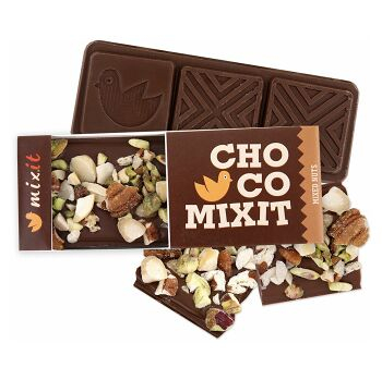 MIXIT Mini čokoláda mléčná s ořechy 50 g
