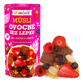 MIXIT Ovocné müsli bez lepku 290 g (Müsli směsi) - Sladké