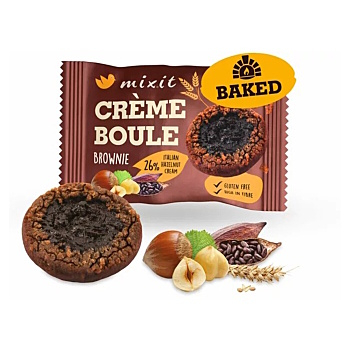 MIXIT Pečená créme boule brownie 30 g (Sušenky, oplatky) - Sladké