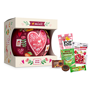MIXIT Valentýnská koule plné dobrot (Dárková balení potravin) - Sada