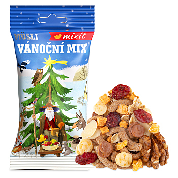 MIXIT Vánoční mix do kapsy 60 g (Müsli směsi) - Sladké