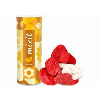 MIXIT Velké křupavé ovoce banán a jahoda 160 g
