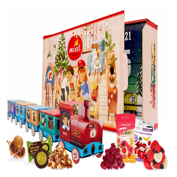 MIXIT Velký adventní kalendář 1358 g (Ořechy a sušené plody) - Sladké