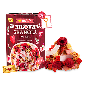 MIXIT Zamilovaná granola z pece 280 g (Müsli směsi) - Vícesložkové, Sladké