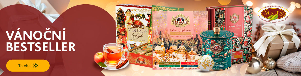 VÁNOČNÍ NABÍDKA čajů a sušenek