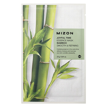 MIZON Joyful Time Plátýnková 3D maska s bambusem 23 g (Korejská kosmetika) - Hydratační