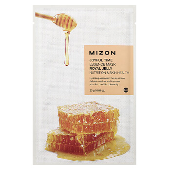 MIZON Joyful Time Plátýnková 3D maska s mateří kašičkou a medem pro výživu pleti 23 g (Korejská kosmetika) - Hydratační