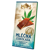 CARLA Mléčná čokoláda s konopným semínkem 80 g