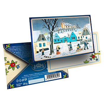 CARLA Lada mléčná čokoláda 20 g (Čokolády) - Mléčné