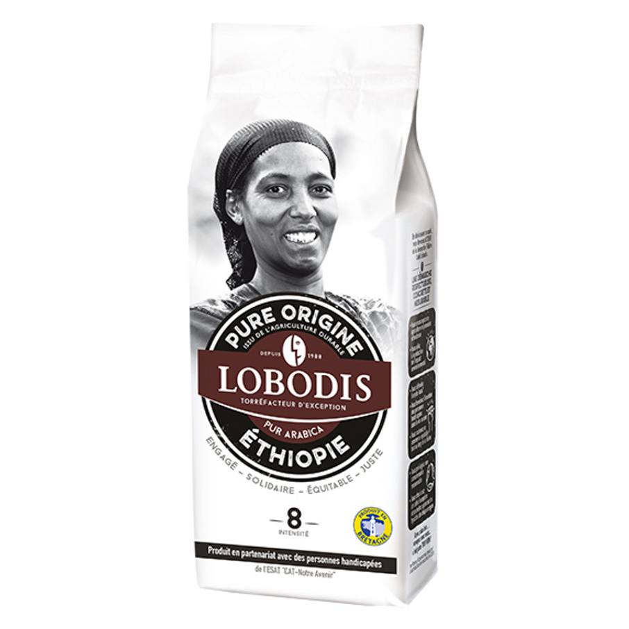 Levně LOBODIS Mletá káva z Etiopie 250 g
