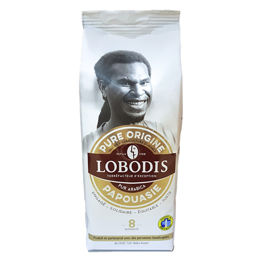 Levně LOBODIS Mletá káva z Papuy 250 g