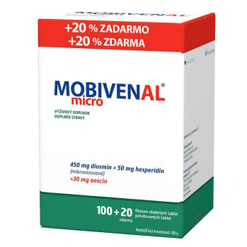 MOBIVENAL Micro 100 + 20 tablet ZDARMA