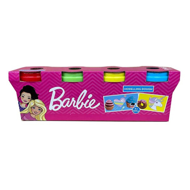 Levně BARBIE Modelína Barbie 4 x 140 g