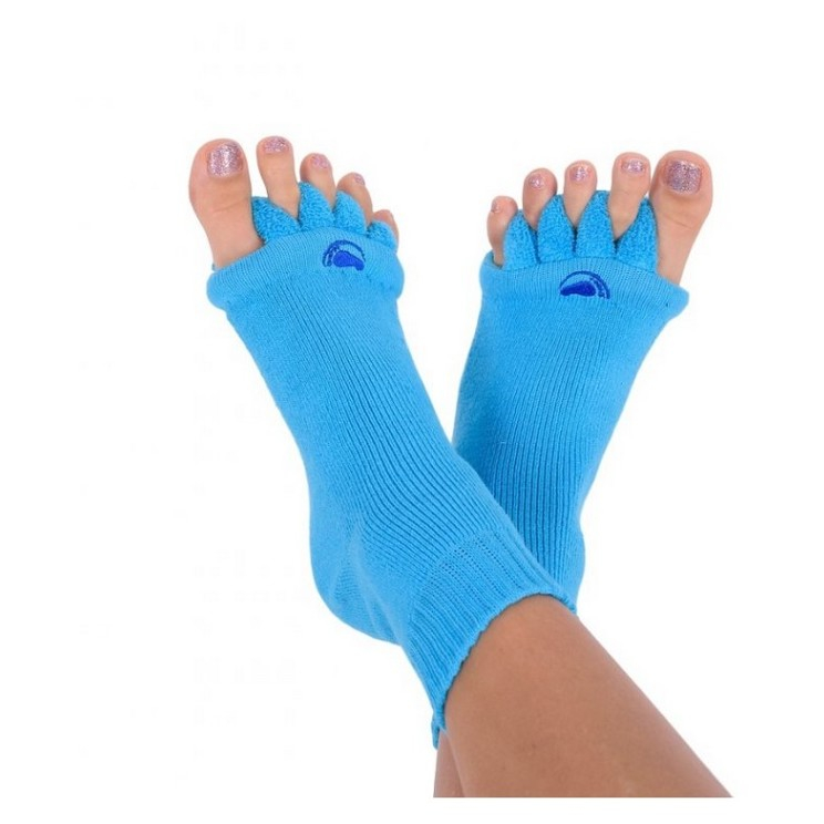 E-shop HAPPY FEET Adjustační ponožky blue velikost S