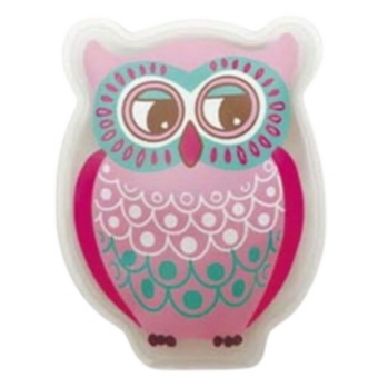 MODOM Hřejivý gelový polštářek sovička růžová (Termofory) - Hřejivé, Chladící