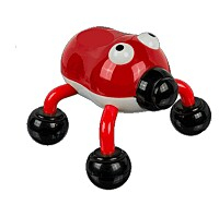 MODOM Masážní vibrační brouk červený