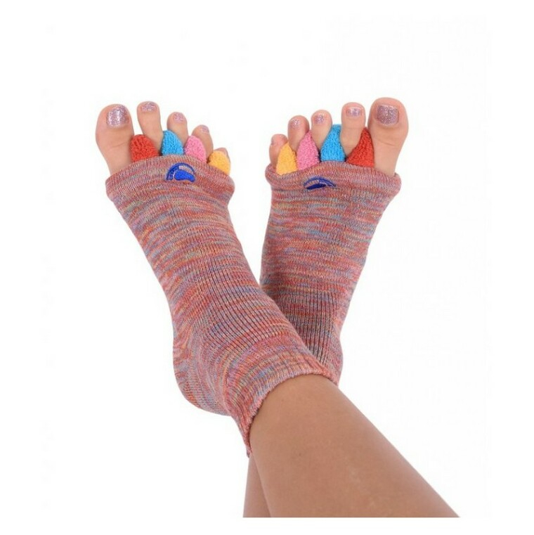 Levně HAPPY FEET Adjustační ponožky multicolor velikost L