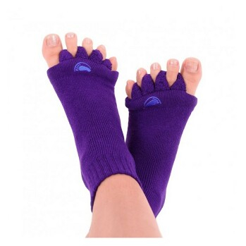 HAPPY FEET Adjustační ponožky purple velikost M