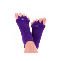 HAPPY FEET Adjustační ponožky purple velikost S