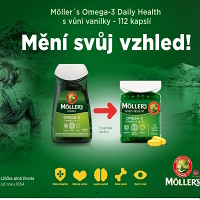 MÖLLER´S Omega-3 Daily Health 112 kapslí