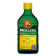 MÖLLER´S Omega 3 s citronovou příchutí 250 ml